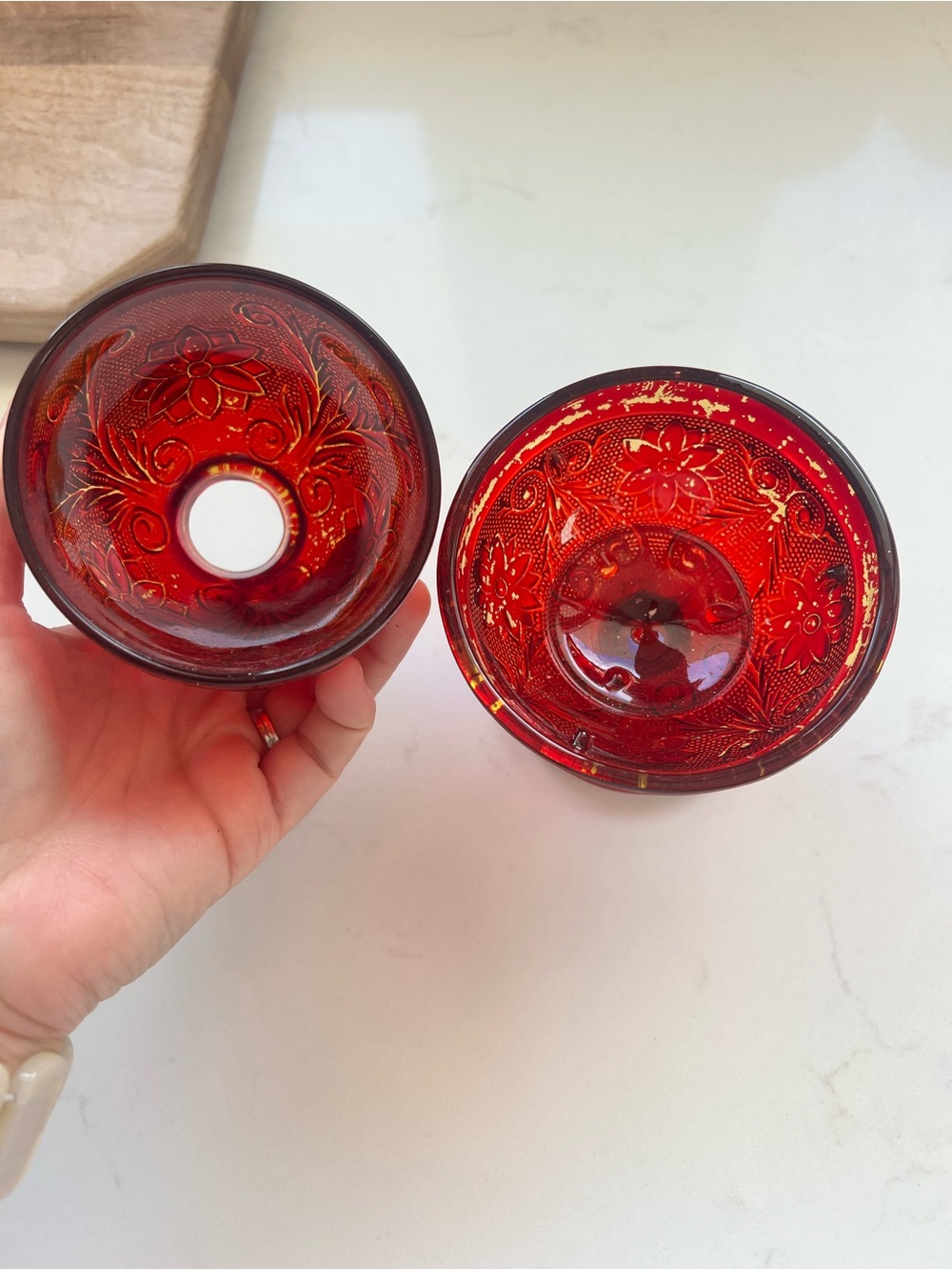 Vintage Red Fairy Lamp - Picture 2 of 3